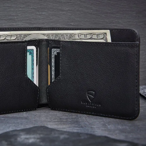 Miniatura 5 de Vaultskin MANHATTAN - Cartera delgada y minimalista plegable y soporte para tarjetas de crédito con bloqueo RFID e ideal para bolsillo frontal