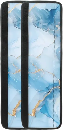 Miniatura 9 de DISNIMO Juego de 2 fundas para manijas de puerta de refrigerador con diseño floral de mariposa azul, protector de decoración de electrodomésticos
