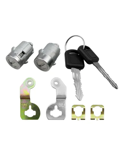 2 cerraduras para puerta del conductor y del pasajero, cilindro de cerradura de puerta con llave para Cadillac Escalade/Chevrolet Silverado Suburban