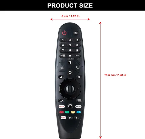 Miniatura 2 de MR20GA AKB75855501 IR Control remoto de repuesto para LG Smart TV 49NANO85UNA 49NANO81ANA 49NANO86UNA 49NANO80UNA 55NANO80UNA 55NANO86UNA
