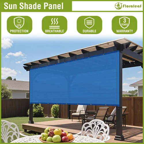 Miniatura 3 de Cubierta de Sombra para Pérgola de 3'×4' Toldo de Repuesto Universal para Patio Exterior Porche Patio Trasero Cenador con Ojales Varillas