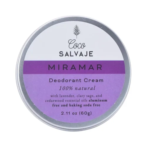 Crema desodorante natural para mujeres y hombres, desodorante sin aluminio con magnesio e ingredientes orgánicos para pieles sensibles, vegano,