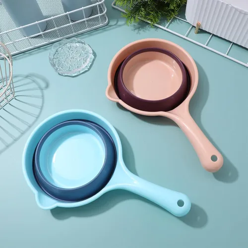 Miniatura 5 de 2 cucharones de agua con diseño ergonómico para un fácil uso, cocina, jardín y más cucharas de agua multiusos, color azul claro y rosa, conveniente