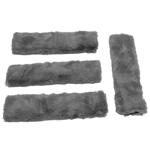 Paquete de 4 fundas de cinturón de seguridad para niños, funda de cojín para cinturón de seguridad, almohadillas para correa de hombro para asiento