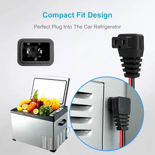 Miniatura 5 de Cable de alimentación CC para refrigerador de automóvil, 12V/24V para refrigerador de automóvil, cables de fuente de alimentación para Alpicool