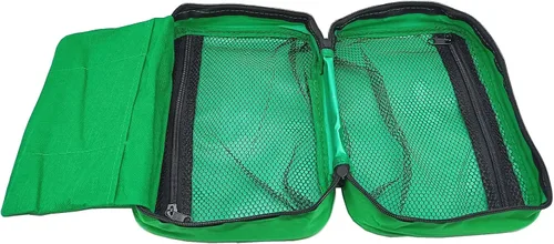 Miniatura 4 de Bolsa de primeros auxilios roja vacía de rescate de viaje para primeros auxilios, bolsa de emergencia para automóvil, hogar, oficina, cocina, Verde