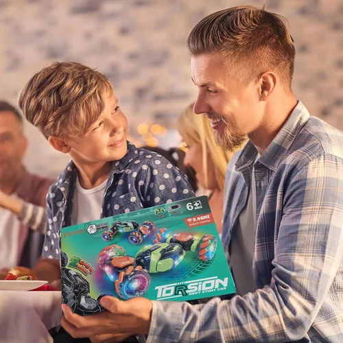 Miniatura 8 de FUNiOi Coche de acrobacias RC con detección de gestos – Juguete de deriva remoto y controlado a mano para niños de 5 a 7 años, 6 a 8, 9, 10, 11 y 12
