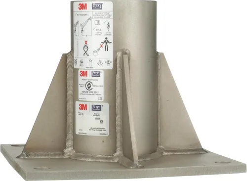 Miniatura 3 de 3M DBI-SALA 8000096 Base de montaje en piso para espacio confinado Acero inoxidable