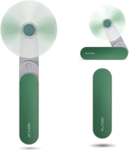 Miniatura 12 de Ventilador portátil mini de mano, ventilador personal pequeño recargable para 9-15 horas de duración, diseño de bolsillo para viajes/Esenciales