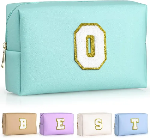 Miniatura 99 de TOPEAST - Bolso de maquillaje para mujer, G Blanco nacarado-rosa