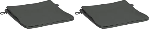 Miniatura 21 de Arden Selections ProFoam Performance Outdoor Seat Cushion 20 x 20, Onyx Black Cabana Stripe (Pack of 4)