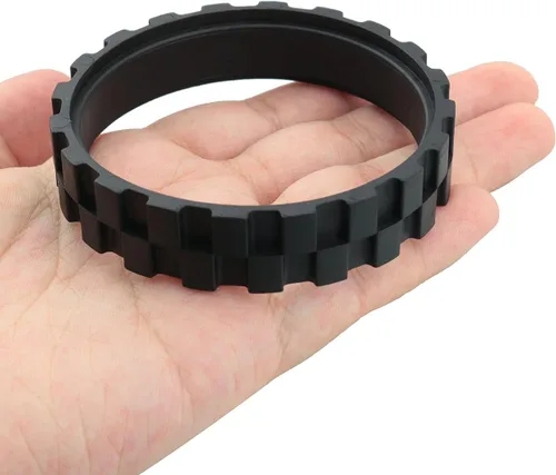 Miniatura 5 de 1 par de neumáticos Roomba de 0.59 pulgadas y 0.6 in para ruedas IROBOT Series 500, 600, 700, 800 y 900 antideslizantes, repuesto para todos