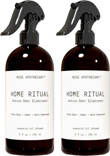 Miniatura 33 de Muse Apothecary Home Ritual - Spray eliminador de olores activo, desodorante en aerosol para muebles y eliminador de olores de baño para el hogar
