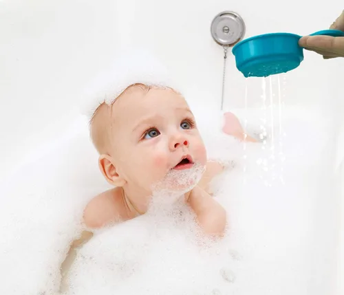 Miniatura 6 de Juego de 17 tazas de anidación y apilamiento multicolor, juguetes de bañera para bebés, juguetes educativos de aprendizaje temprano para bebés