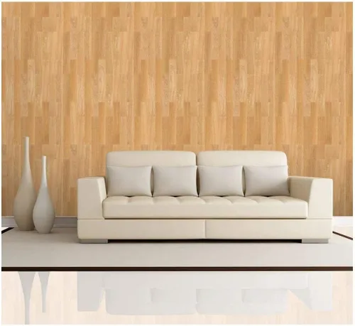 Miniatura 20 de wall26 - Patrón de paneles texturizados de madera vertical retro crema - Mural de pared, papel tapiz extraíble, decoración del hogar - 100x144 Crema
