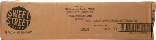 Sweet Street Galleta de manifiesto de caramelo salado, 2.8 onzas, 48 por caja. Nombre del producto