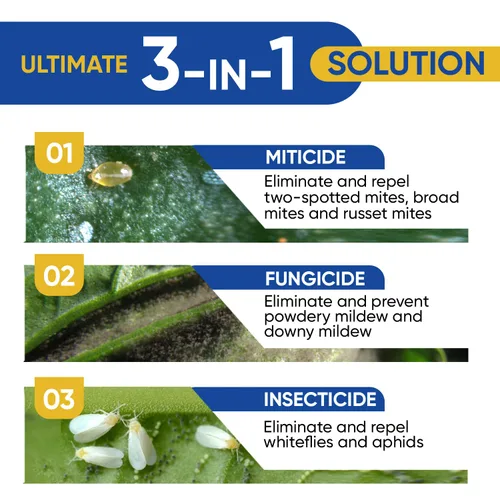 Miniatura 2 de AgroMagen, GrowSafe Bio-Pesticida, Miticida, Fungicida e Insecticida Orgánico y Natural (5.2 Gal)