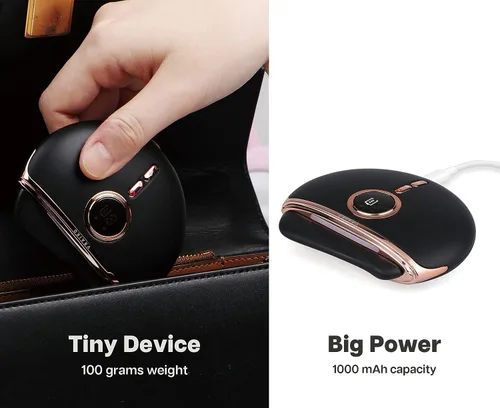 Miniatura 4 de VRAIKO Eclipse Gua Sha Herramientas faciales, masajeador facial eléctrico con 3 niveles de calor y vibración y batería de 1000 mAh, levantamiento