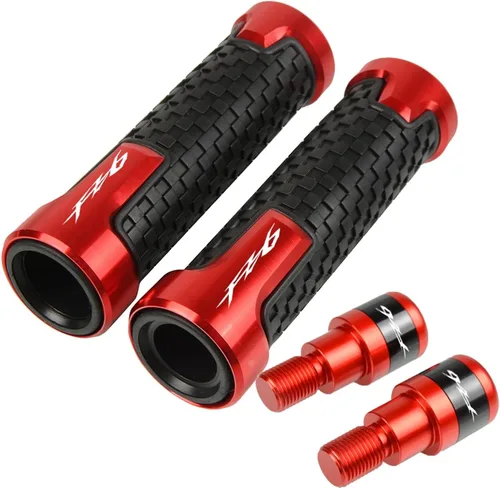 Miniatura 7 de Motocicleta para Yamaha FZ6/FZ6R/FAZER FZ 6 R 6R FZ6 FZ 6 motocicleta 7/8 pulgadas 0.866 in extremos de manillar agarres deslizantes extremos