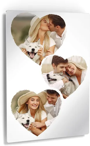 Miniatura 21 de Smile Art Design Decoración de pared personalizada de metal de alta calidad, panel de aluminio rígido brillante HD, coloca tu foto en metal, listo