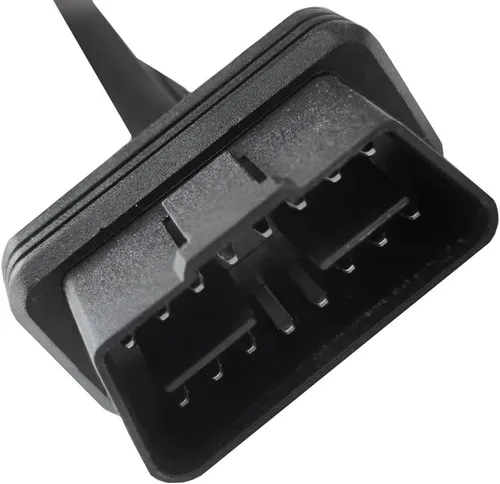 Miniatura 5 de Cable de extensión OBD2, cable de extensión OBDII ultrafino macho a hembra, cable de extensión OBD de 16 pines, 2 cables planos, diagnóstico