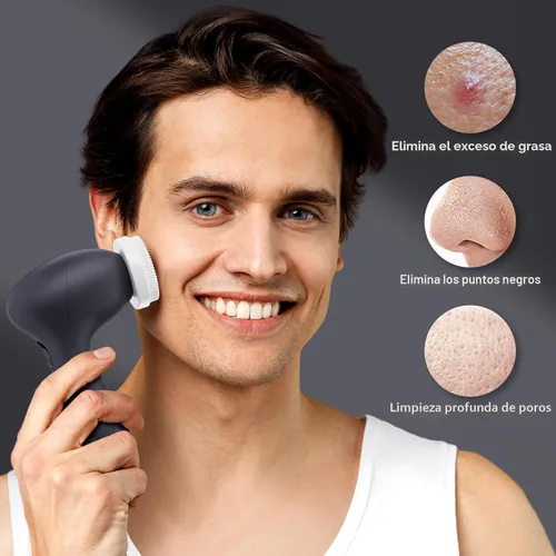 Miniatura 6 de COSLUS Cepillo de Limpieza Facial Exfoliante Facial de Silicona: Dispositivo de Masaje Rotatorio Exfoliante Eléctrico 7 en 1 FBS-D Impermeable