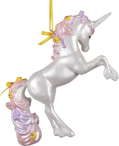 Miniatura 2 de Hallmark Keepsake Plástico, adorno navideño 2022, magnífico unicornio Unicornio magnífico