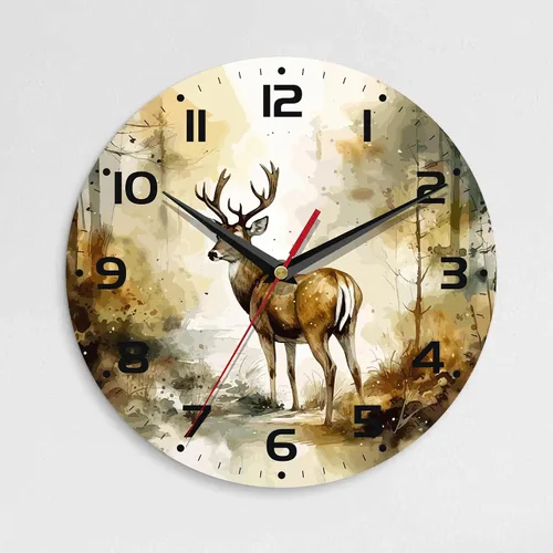 Miniatura 11 de Reloj de pared, 10 pulgadas, silencioso, sin tictac, decoración de cocina para el hogar, funciona con pilas, para baño, dormitorio, sala de estar