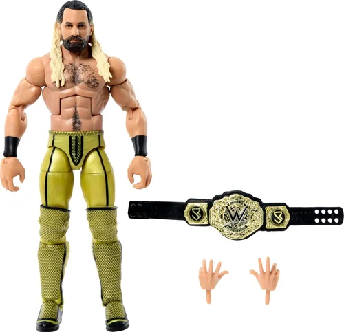 Miniatura 7 de Mattel WWE Elite Figura de acción y accesorios, Serie #109 Dominik Mysterio de 6 pulgadas, coleccionable con 25 puntos de articulación y manos