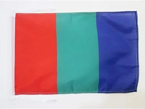 Miniatura 1294 de Bandera de México AZ FLAG, 45.7 x 30.5 cm, con cordones - Pequeñas banderas mexicanas de 30 x 45 cm - Bandera de 45.7 x 30.5 cm