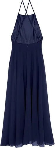 Miniatura 7 de YiZYiF - Vestido de fiesta de gasa para mujer sin espalda