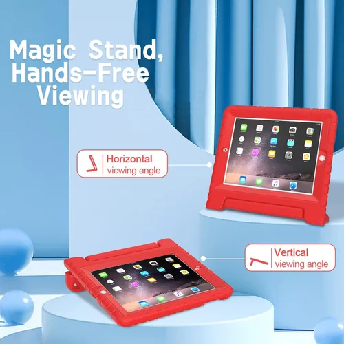 Miniatura 7 de AVAWO Apple iPad 2 3 4 fundas para niños, Rojo