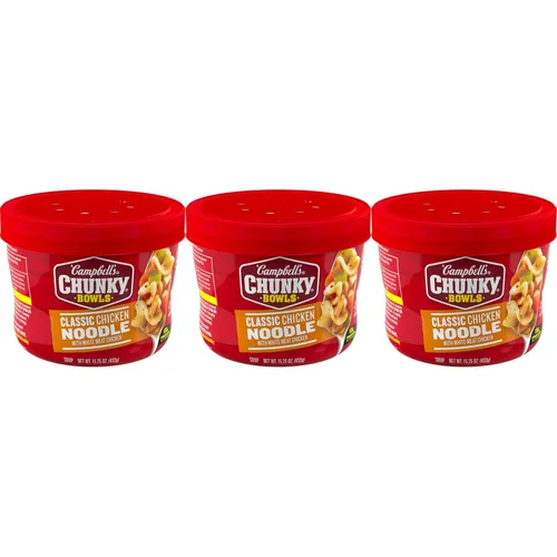 Miniatura 15 de Sopa Campbell’s Chunky, Sopa de Pollo con Brócoli y Queso, Lata de 18.8 Oz