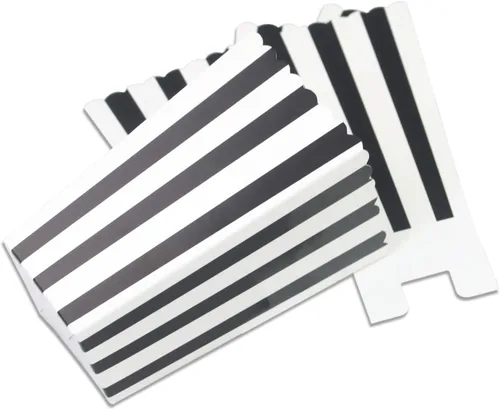 Miniatura 5 de Mini cajas de papel para palomitas de maíz a rayas blancas y negras, cajas de golosinas, caja de regalo de cumpleaños, cajas de aperitivos, cajas