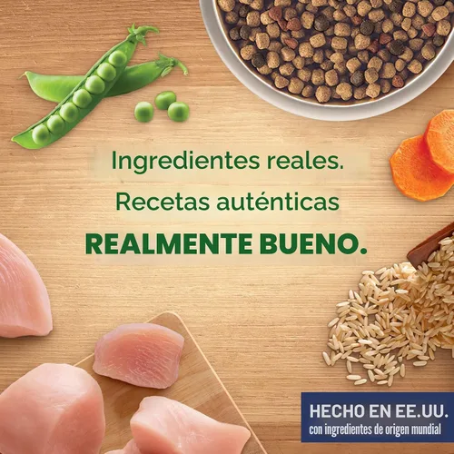 Miniatura 7 de Nutrish Rachael Ray - Comida seca para perros adultos, receta de pollo y verduras reales, bolsa de 5 libras
