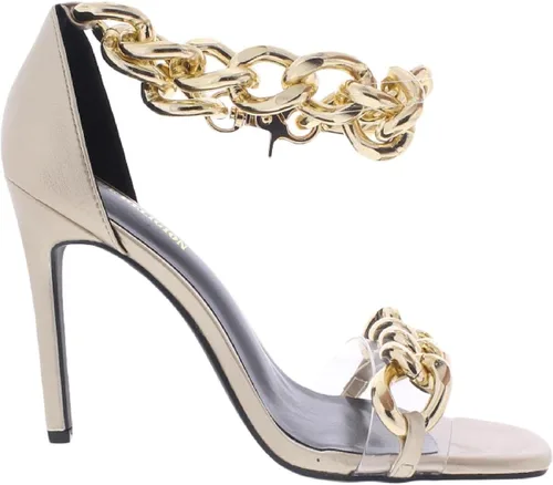 Miniatura 2 de True Religion Milagros Womens Faux Leather Chain Trim Dress Sandals