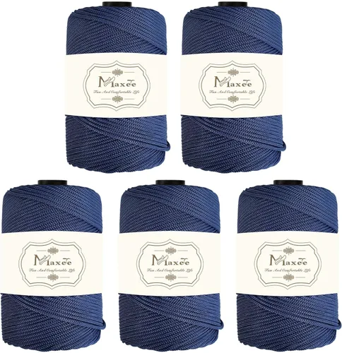 Miniatura 8 de Cordón de macramé premium de poliéster 3 mm × 218 yardas, cordón de macramé 100% polipropileno de 3 mm, ideal para crochet, colgadores de pared, 30