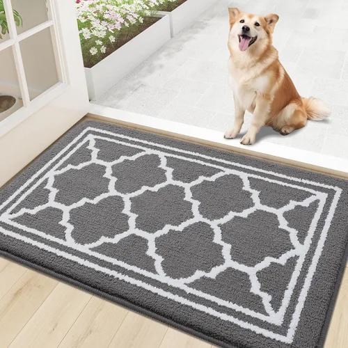 Miniatura 47 de Buganda Alfombra para Puerta Interior, Felpudo Resistente a la Suciedad y Absorbente, Antideslizante, Alfombras de Perfil Bajo para Entrada Marrón