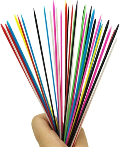 Miniatura 4 de Coloridos palos de recogida, juguetes para divertirse en familia, juegos de padres e hijos de 6.3 pulgadas de largo, juegos nostálgicos
