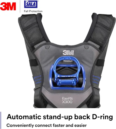 Miniatura 6 de 3M Unisex Dbi-sala 3m Exofit X300 X-style Tower Climbing Safety Harness With Rigid Seat Sling