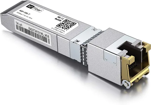 Miniatura 4 de Paquete de 2 módulos SFP+ a RJ45 de 10 Gb, 10Gbase-T Ethernet SFP+ transceptor de cobre compatible con 10G/5G/2.5G/1.25G, compatible con Dell