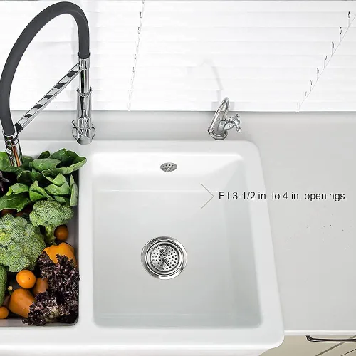 Miniatura 5 de 304 acero inoxidable fregadero de cocina Twist Lock cesta drenaje montaje w/latón tuercas - VARNAHOME
