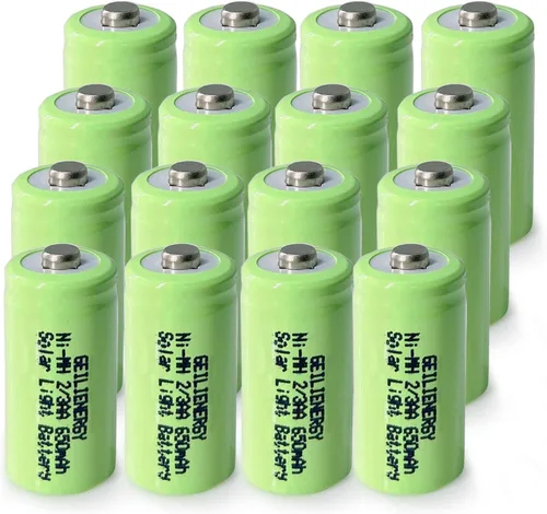 Miniatura 5 de 8 baterías recargables Ni-MH de 2/3AA 1.2V 650mAh para aplicaciones estáticas de alta potencia, ciclomotores eléctricos, medidores, dispositivos RC