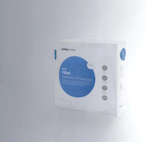 Miniatura 9 de YATAS BEDDING Perle - Protector de colchón acolchado, lavable a máquina y de fácil cuidado, protección y comodidad superiores, parte superior