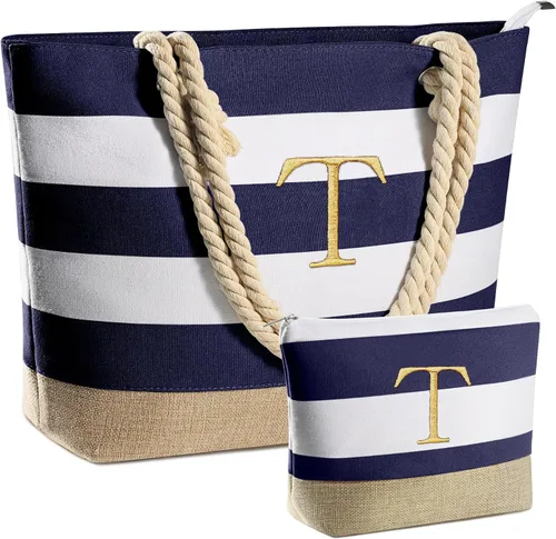 Miniatura 30 de YOOLIFE Beach Bags for Women - Travel Canvas Beach Tote, Pool Waterproof Bag, Travel Essentials, Gifts for Women Birthday