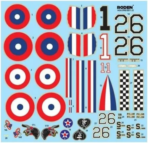 Miniatura 3 de Roden 636 - 1/32 - SPAD XIIIc1 Escala Plástico Modelo Kit de Aeronave