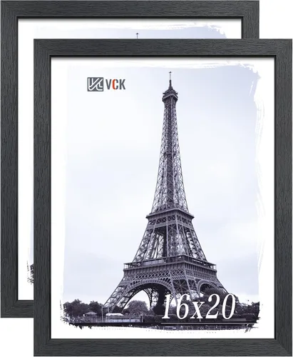 Miniatura 79 de VCK Marco de fotos de 24 x 36 pulgadas, exclusivo marco de póster grande negro para pared, galería en casa, oficina, 1 paquete