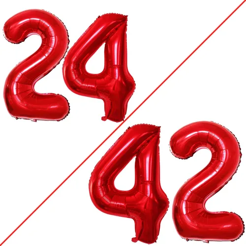 Miniatura 302 de Goer, conjunto de globos de papel aluminio para decoraciones de cumpleaños, globos de las letras de feliz cumpleaños y de números Oro