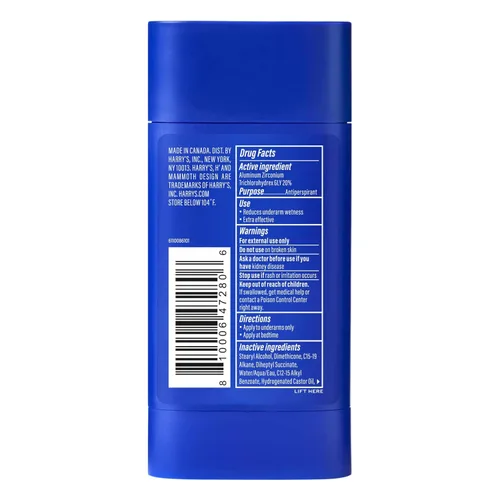 Miniatura 8 de Harry's Desodorante antitranspirante extra fuerte, antitranspirante para control del sudor y el olor para hombres, secuoya, 2.5 onzas, paquete de 3
