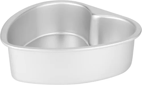 Miniatura 7 de Molde para tartas en forma de corazón, bandeja para pastel de queso, bandeja de pastel de corazón con parte inferior extraíble de aleación